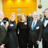 Guests posing in the Grand Gallery
